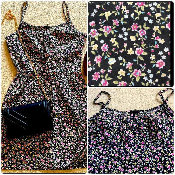 Spaghetti strap summer floral dress - Picture 13 of 16